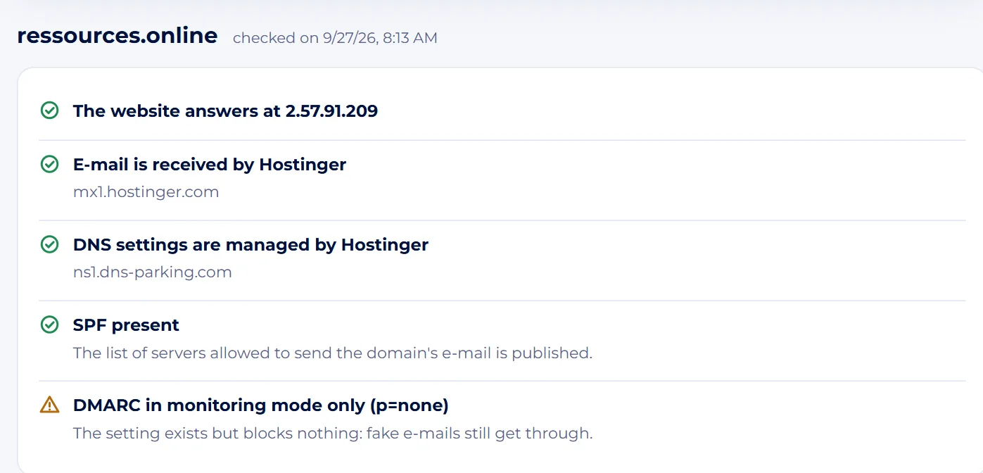 Screenshot : Read the plain-language summary