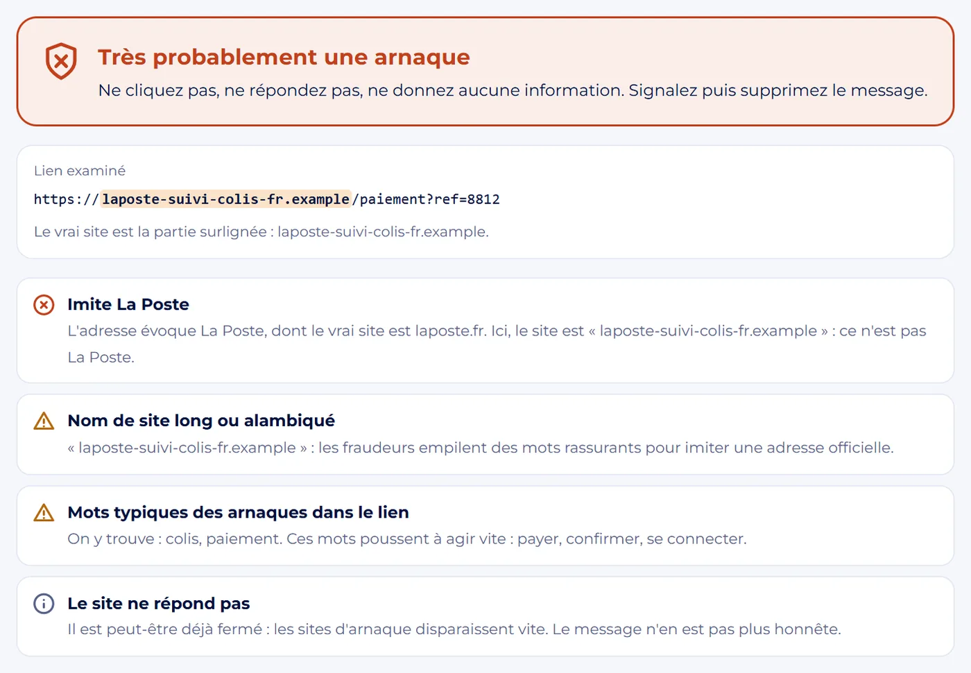 Capture d'écran : Lisez le verdict