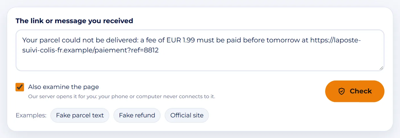 Screenshot : Paste it into the tool