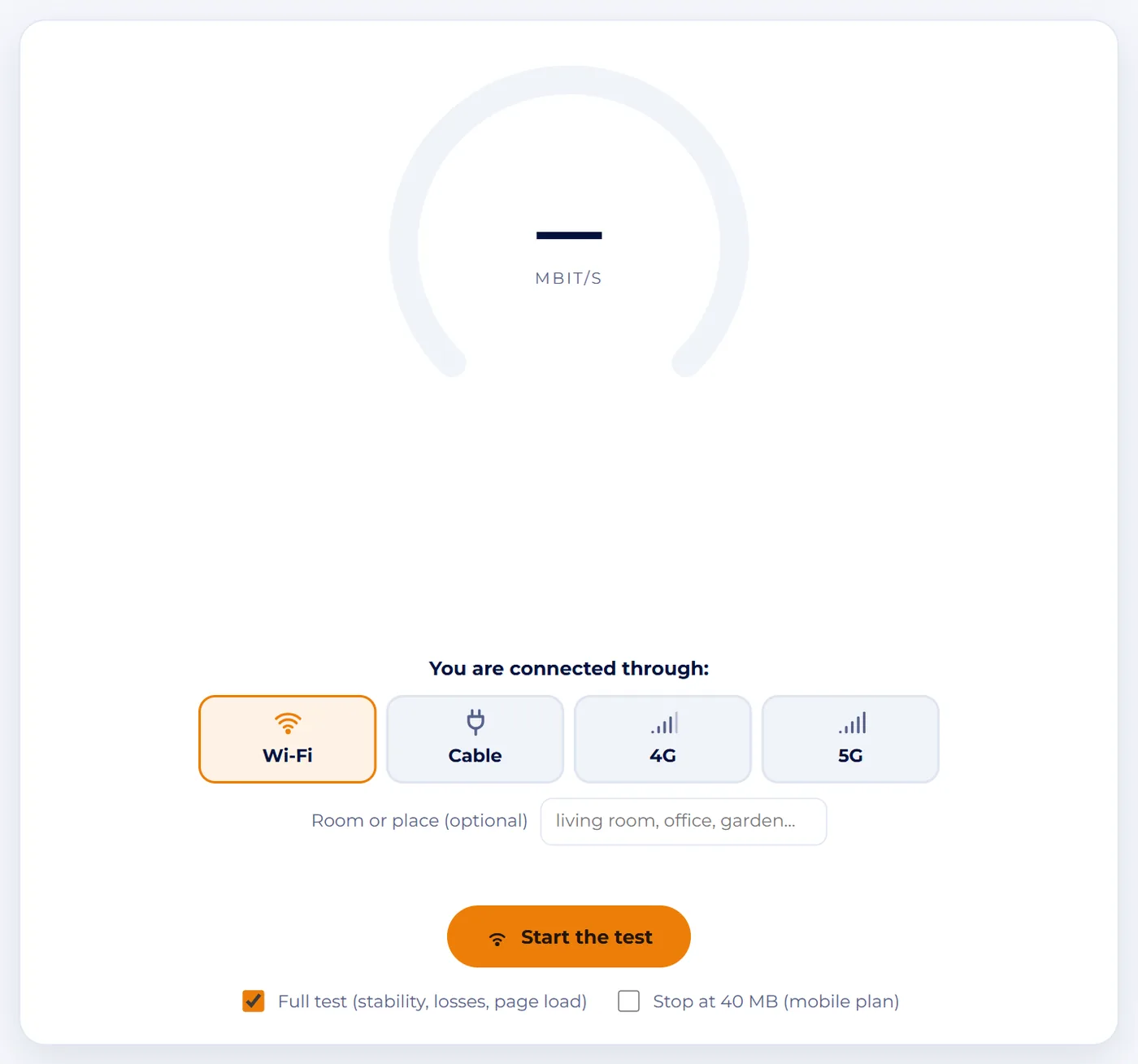 Screenshot : Say how you are connected