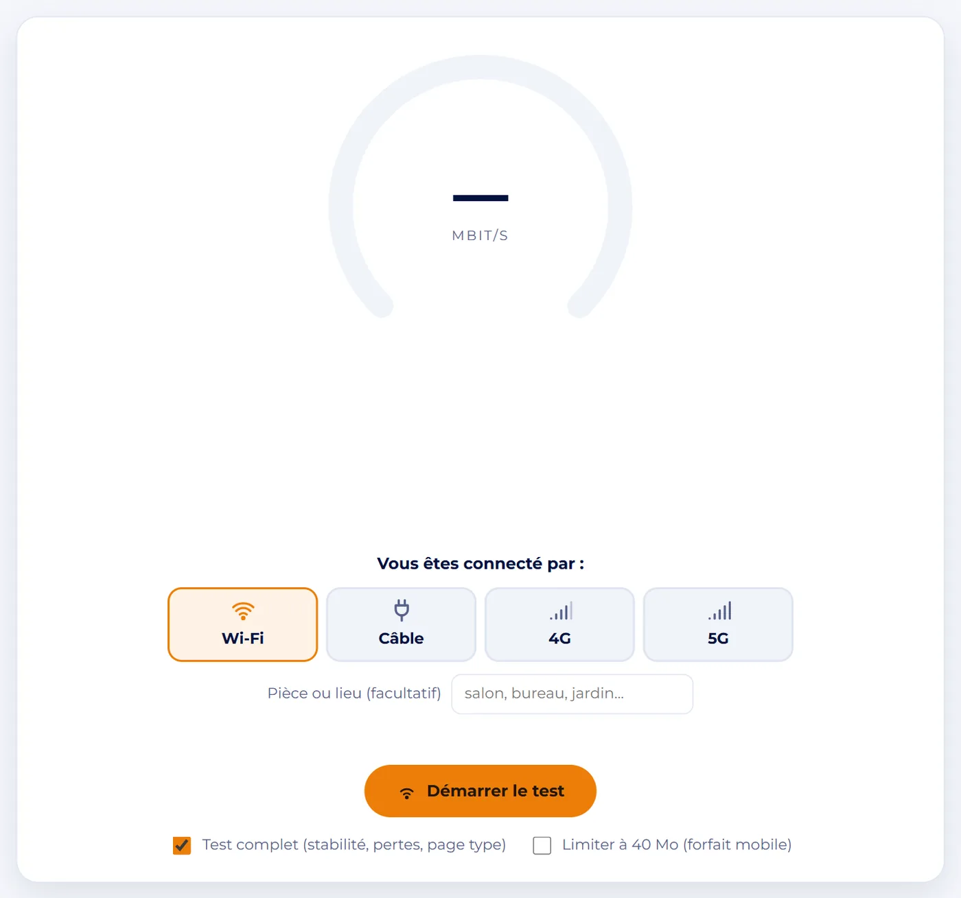 Capture d'écran : Indiquez comment vous êtes connecté