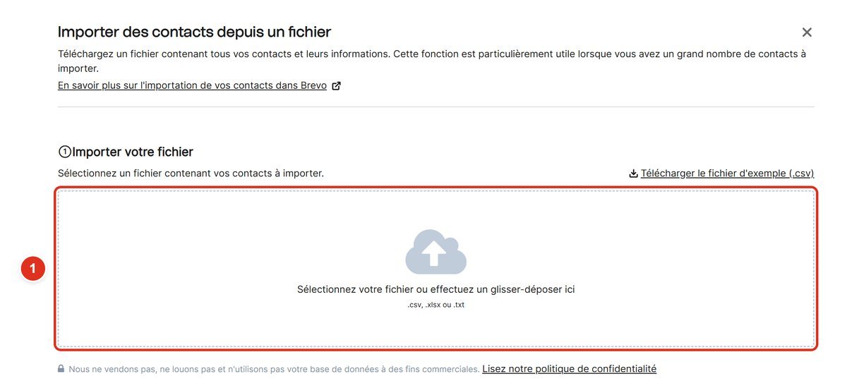 Zone de dépôt en pointillés avec un nuage et le texte Sélectionnez votre fichier ou effectuez un glisser-déposer ici